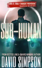 Book cover for Sub-Human (Book 1) by David Simpson